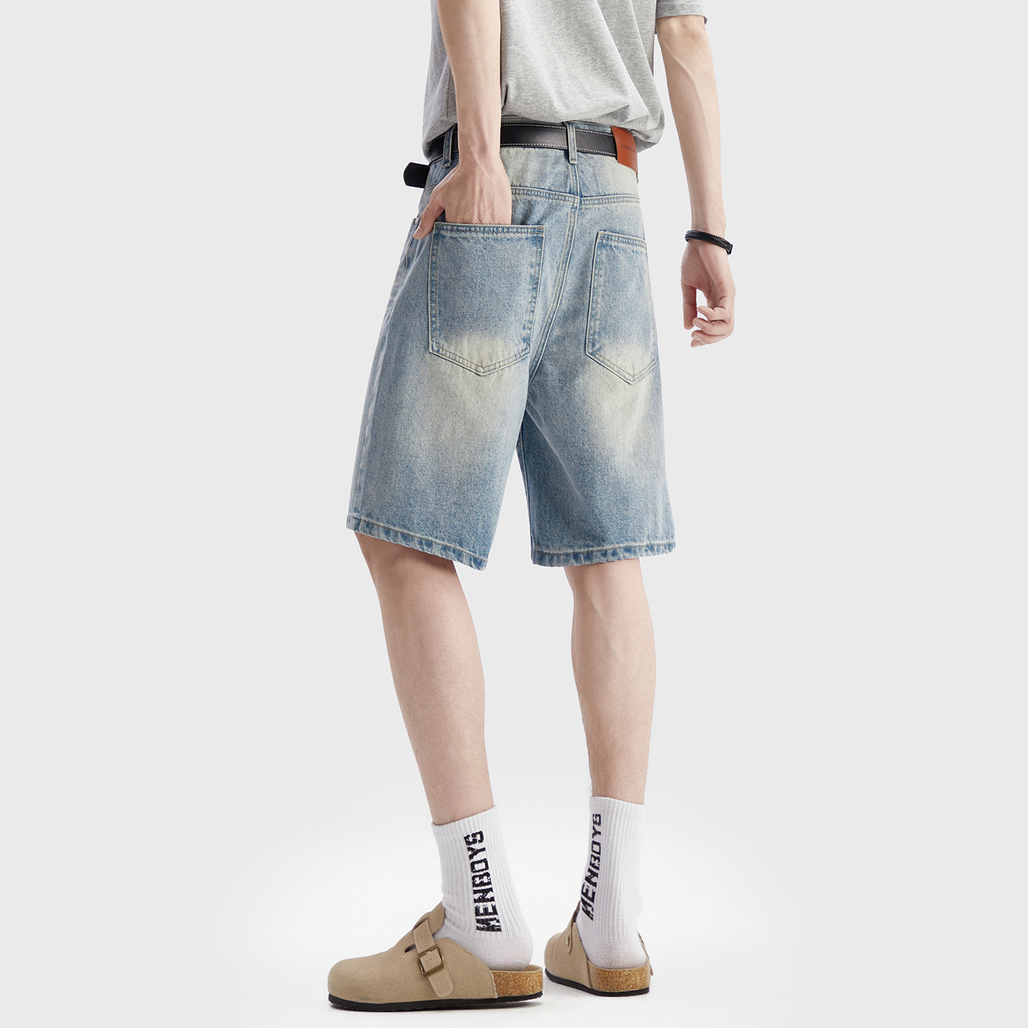 Vintage Washed Denim Shorts Me - Vintage Fashion Jeans のレビューと価格
