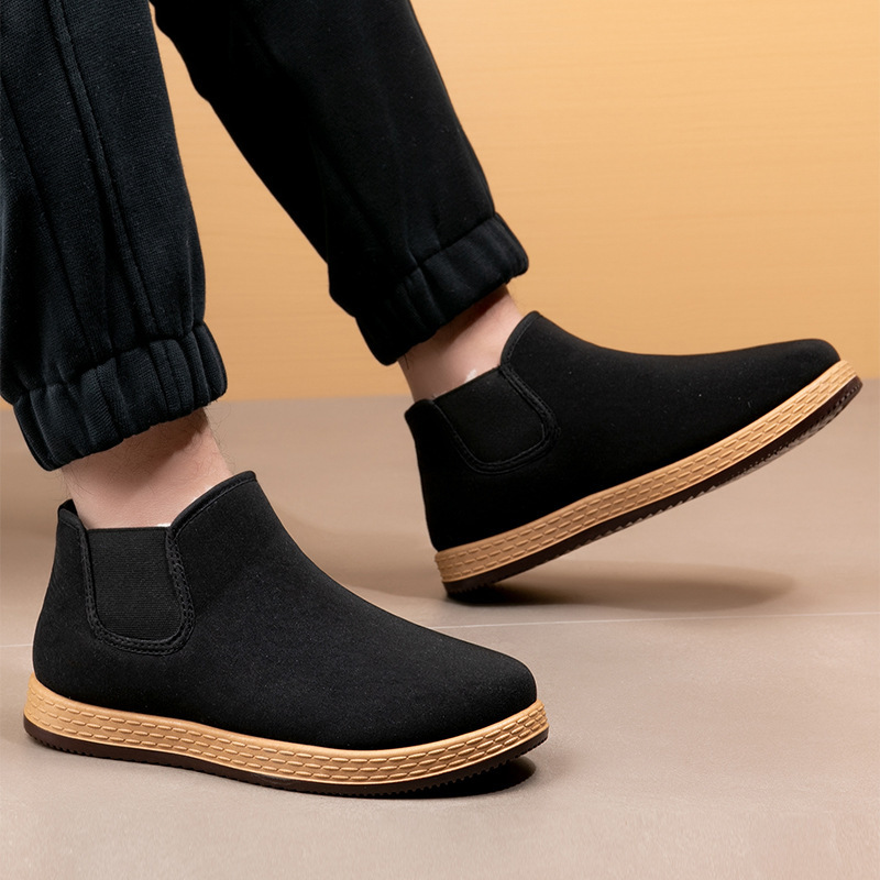 Men's Cotton Shoes Men's Winte - Vintage Fashion Mens のレビューと価格