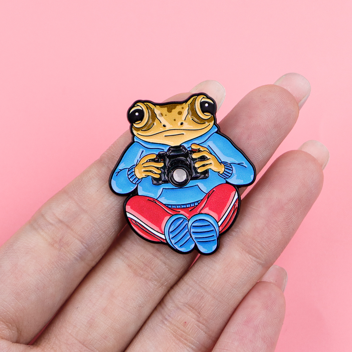 2-6pcs Cute Frog Photographer  - Vintage Fashion Photographers のレビューと価格