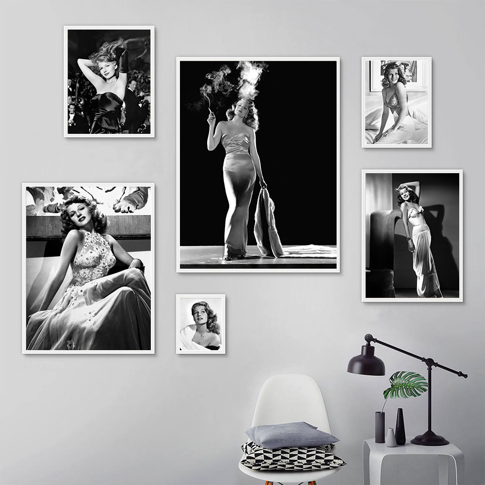Rita Hayworth Poster,Black and - Vintage Fashion Sketches のレビューと価格