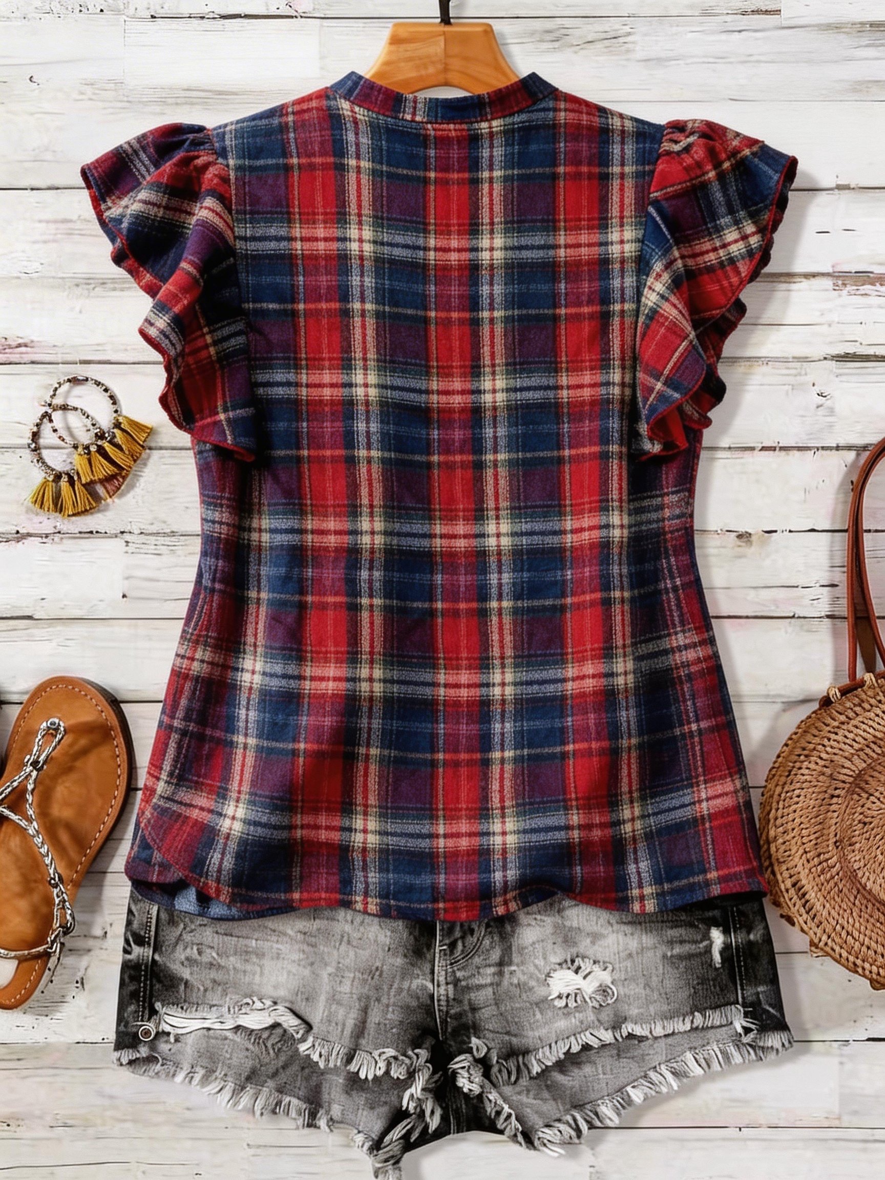 plus Size Retro round Neck Pri - Vintage Fashion Plus Size のレビューと価格