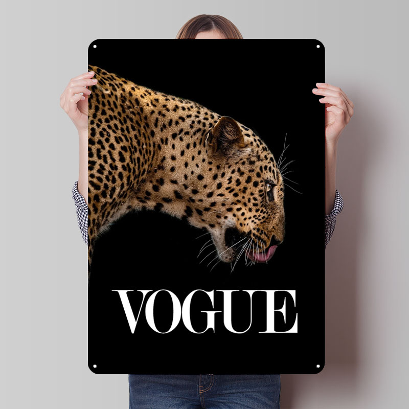 Vogue Fashion Poster Metal Sig - Vintage Fashion Vogue のレビューと価格