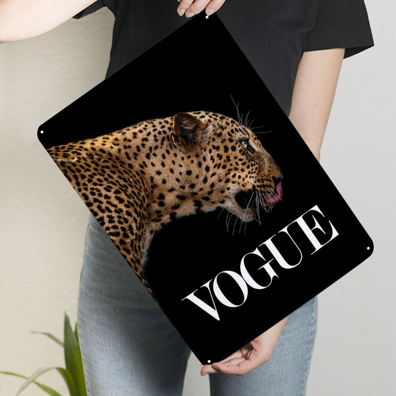Vogue Fashion Poster Metal Sig - Vintage Fashion Vogue のレビューと価格