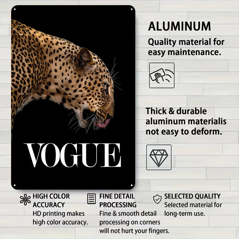 Vogue Fashion Poster Metal Sig - Vintage Fashion Vogue のレビューと価格