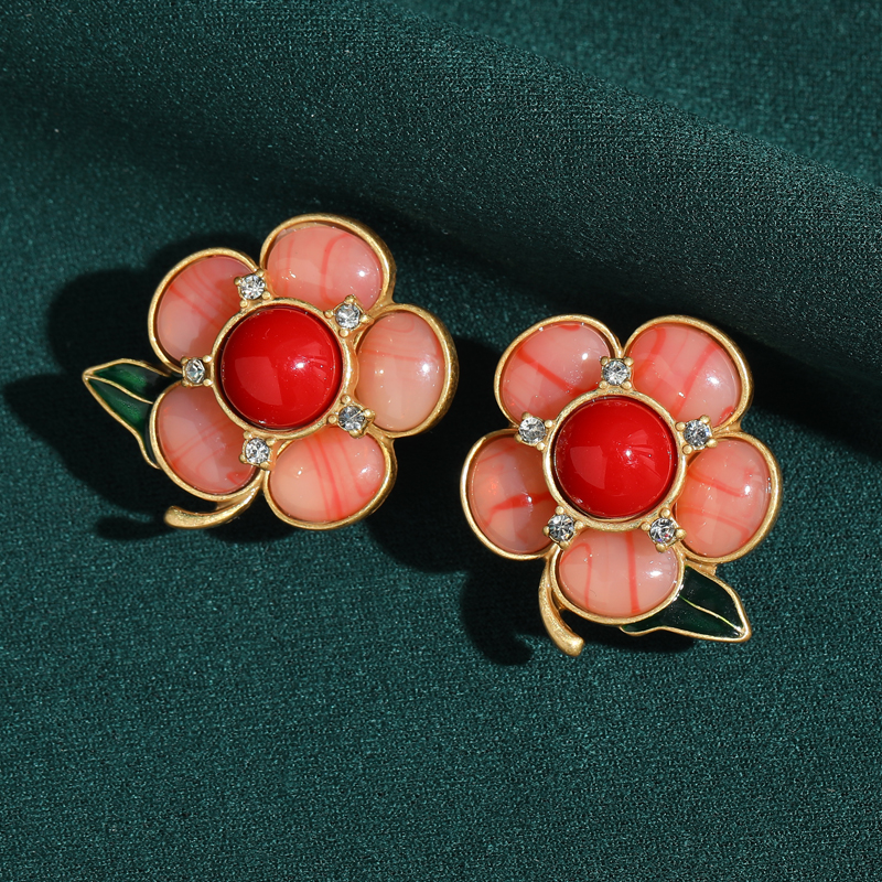 Vintage Natural Stone Pink Flo - Vintage Fashion Photographers のレビューと価格