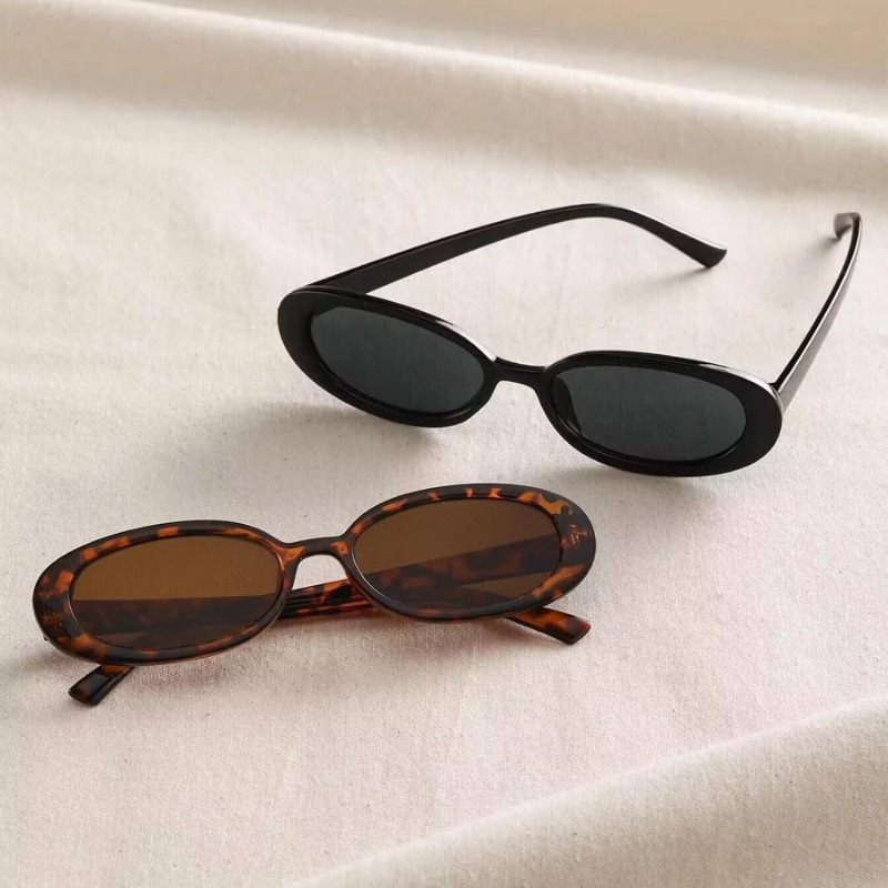 Vintage Oval Sunglasses Women  - Vintage Fashion Luxury のレビューと価格
