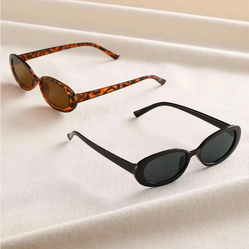Vintage Oval Sunglasses Women  - Vintage Fashion Luxury のレビューと価格