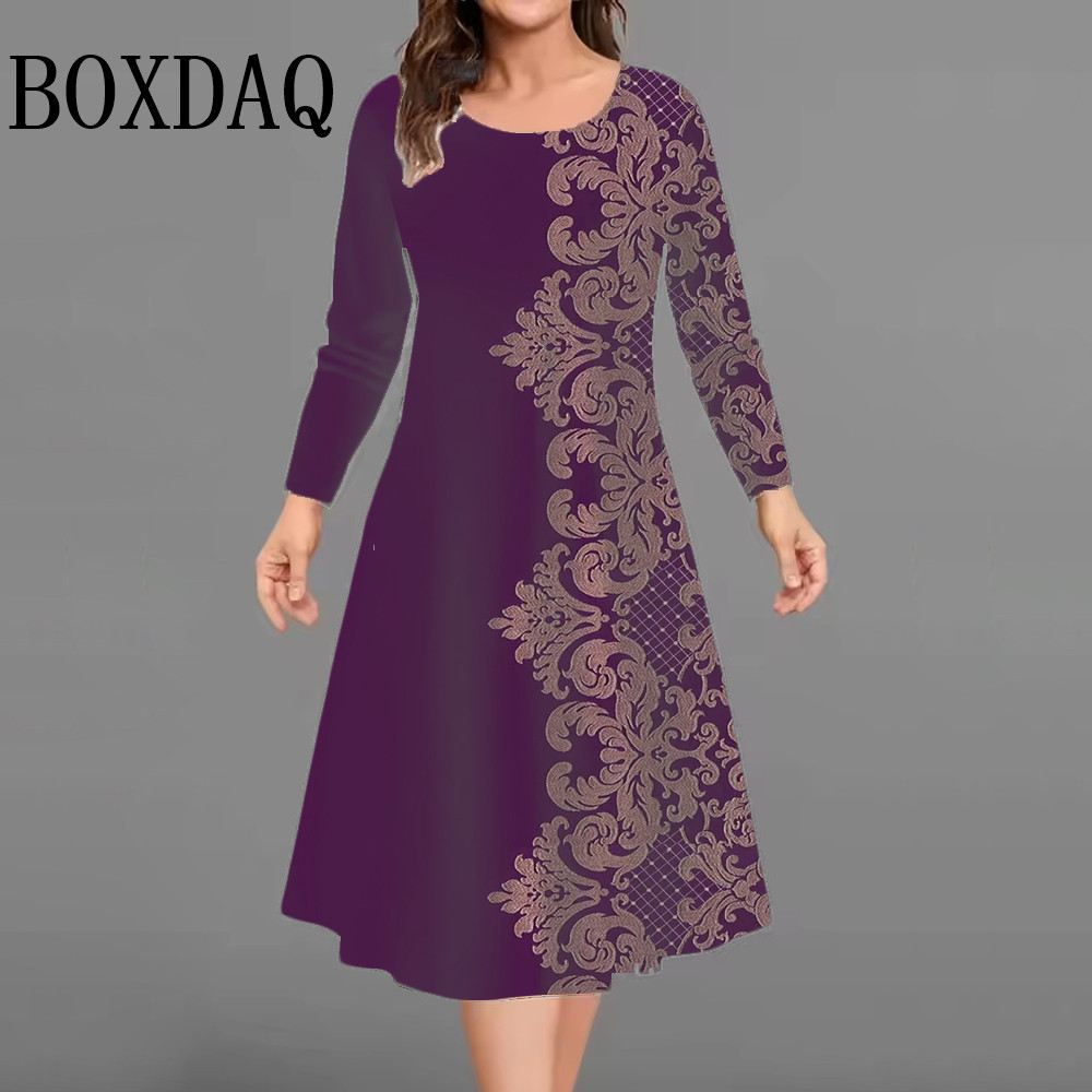 New Women's Retro Dress Flower - Vintage Fashion Plus Size のレビューと価格
