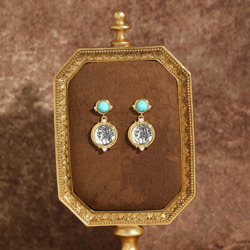 Vintage Turquoise Drop Earring - Vintage Fashion Jewelry Brands のレビューと価格