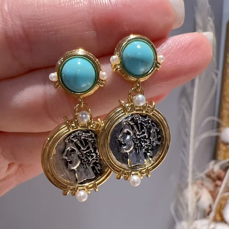 Vintage Turquoise Drop Earring - Vintage Fashion Jewelry Brands のレビューと価格